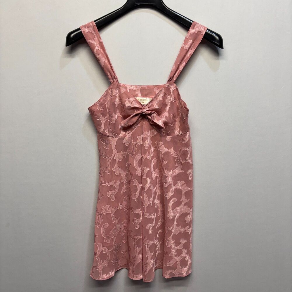 Vintage Victoria’s Secret Gold Label Size P Baby Doll Chemise Nightgown D118 -1